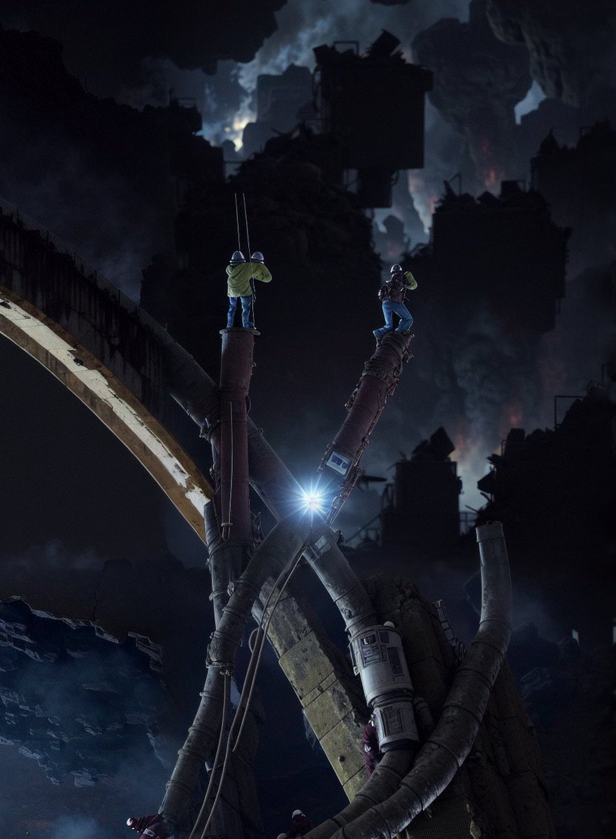 jeffjag's tweet photo. To see the full detail in person at scale, I'm going to need multiple 4k projectors lined up, per piece
Screens can't cut it yet. What gallery can show this kind of work? Vertically?
#BuildersofTitania https://t.co/qRbV3nPlwL