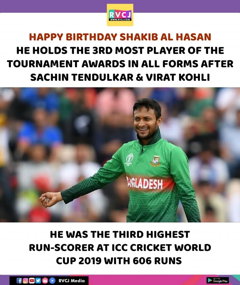Happy Birthday Shakib Al Hasan!    