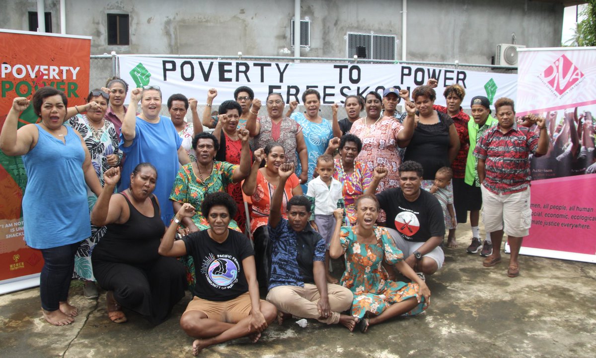 diva4equality's tweet photo. "As long as women are bound by poverty, and as long as they are looked down upon, human rights will lack substance." - Nelson Mandela
The #DIVA #PovertyToPower network is changing #Fiji nat work as grassroots feminists & community leaders. Met this week at #Nadi #DIVA #DHive https://t.co/v70IjH2Nez
