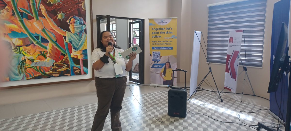 UP_UJF's tweet photo. HAPPENING NOW: Closing program of UJF 2023, hosted by the Over-all Co-Head Cien Mengullo! 💚 https://t.co/8lwNbBIljA