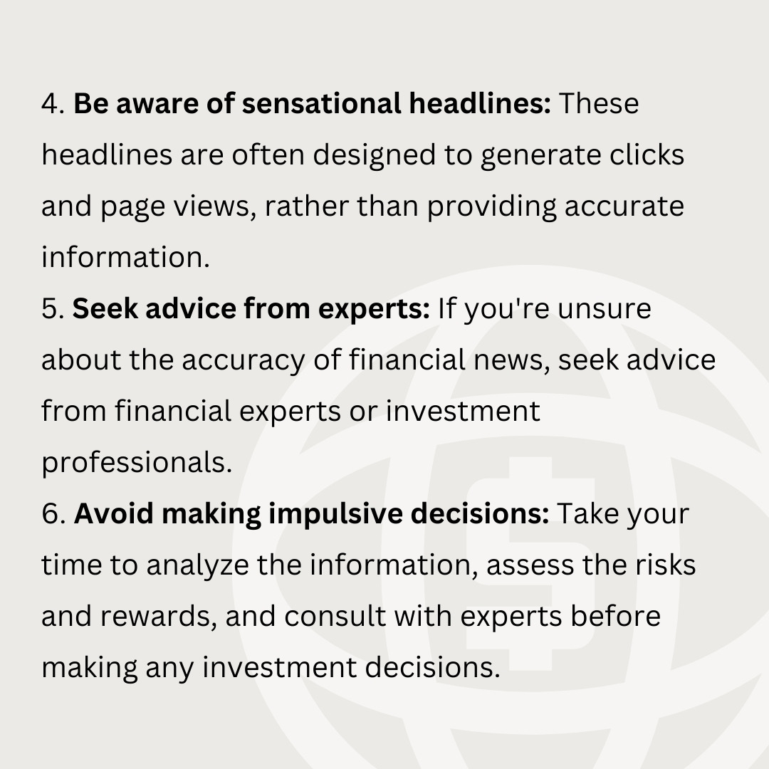 youinvests's tweet photo. How to navigate fake financial news

#uinvests #finance #investing #money
#financialfreedom #wealth #stocks #trading #business #personalfinance #entrepreneurship #budgeting #saving #retirement #credit #crypto https://t.co/GCI7aAi8xl
