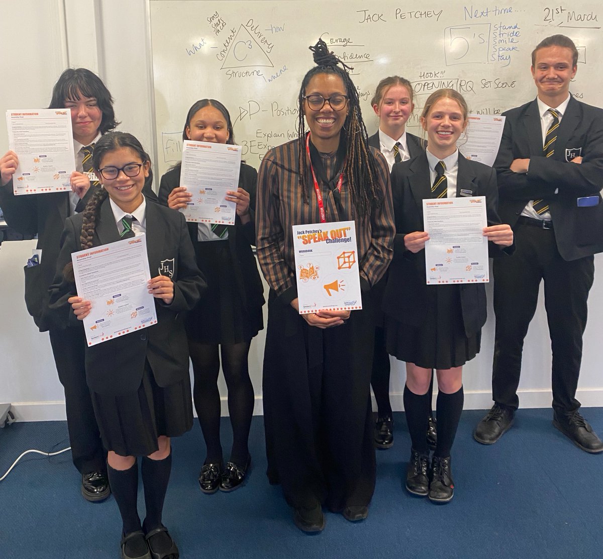 We've been left speechless at the absolutley amazing work from everyone involved in the #Year10 #JackPetchey #SpeakOut competition this week! The speeches were so excellent that our trainer chose SIX winners! #WellDone all!

#JamesHornsby #JamesHornsbyFamily #Laindon #Zenith