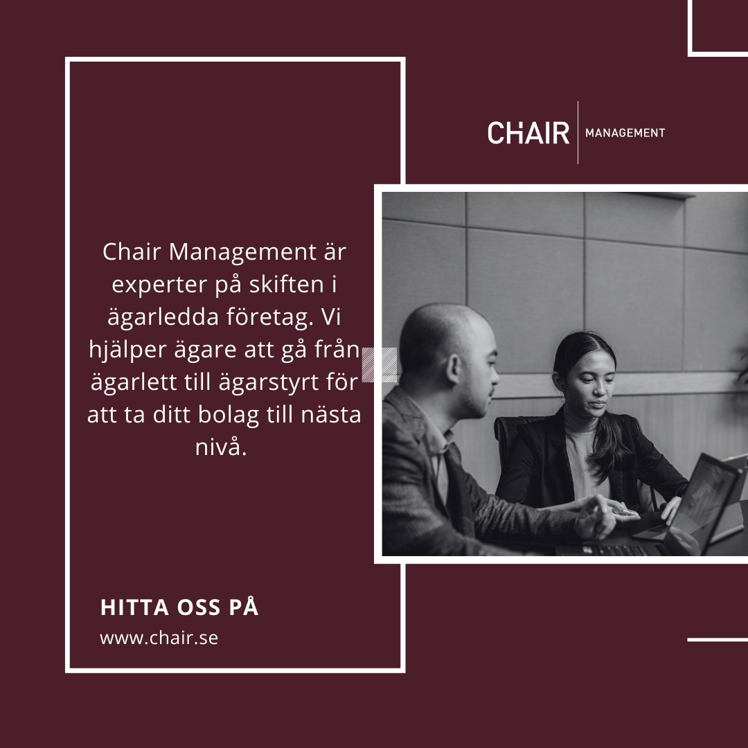 agnetaOls's tweet photo. Vill du veta mer? Fri rådgivning 30 min boka på kontakt@chair.se https://t.co/u1z2gQmVFD
