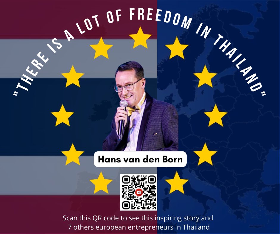 Hans van den Born, from the Netherlands, Commercial Connector at the Netherlands-Thai Chamber of Commerce, shared his 17 years of living and working in Thailand. 
youtu.be/qVzkDWhdhhw

#work #live #bangkok #inspiringstory #entrepreneur #thailand #expat #European #experience
