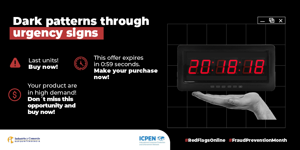 ICPEN_est1992's tweet photo. #FPM2023 #RedFlagsOnline #DarkPatterns #ICPEN #ProtectingConsumersWorldwide https://t.co/CMbvv4ItVr