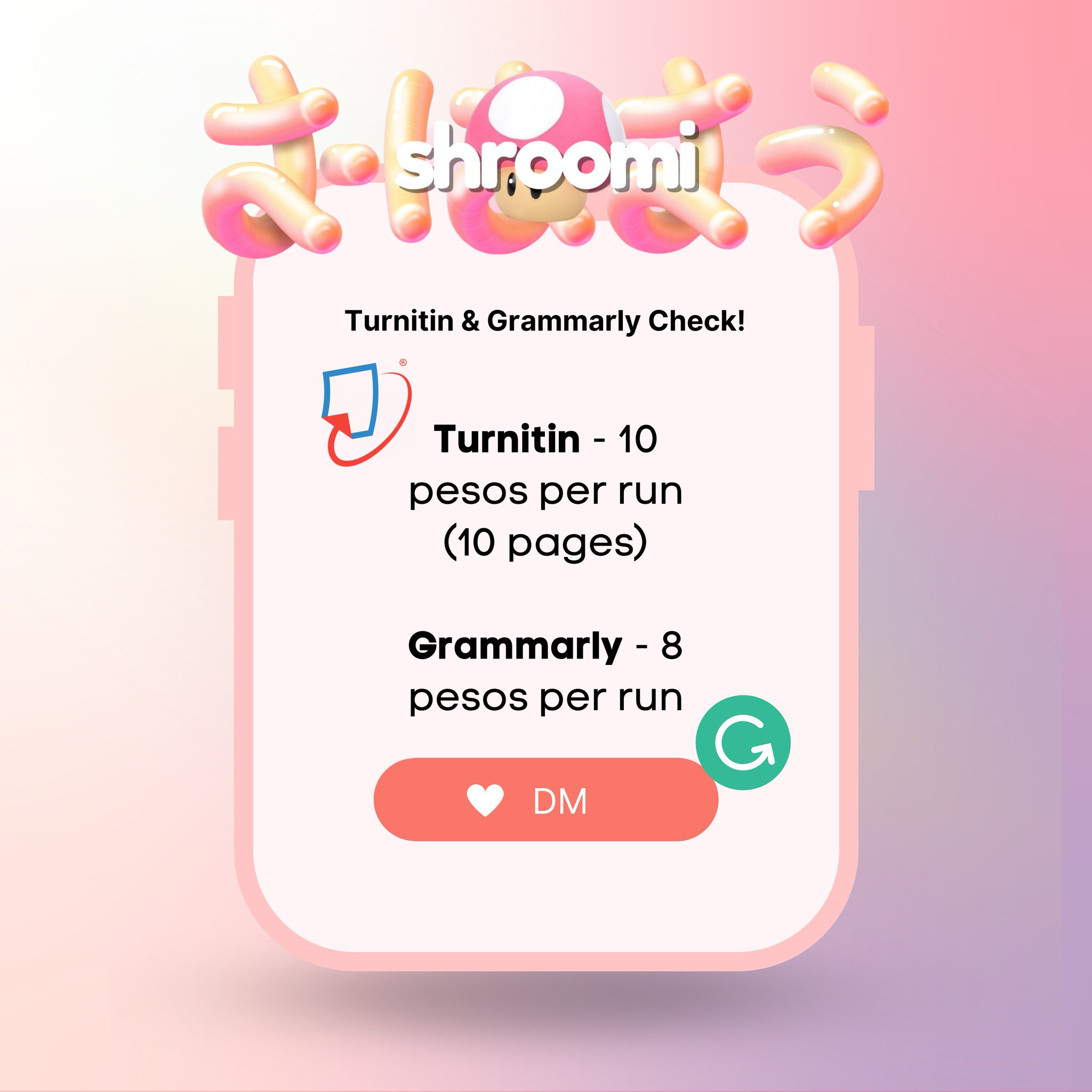 Shroomi open turnitin check 10 1 n on twitter open march
