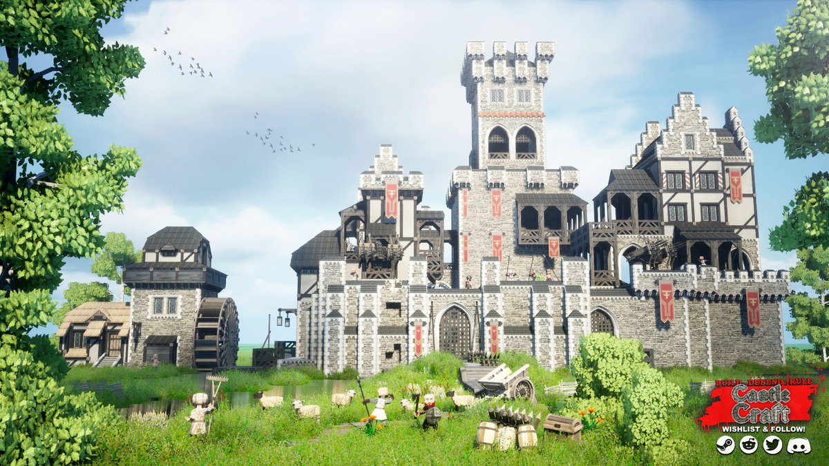 「ボクセルサンドボックス×タワーディフェンスの攻城戦ゲーム『Castle Craf」|⚡Game*Spark⚡のイラスト