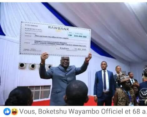 RDC- GOUV SAMA2 :Les 100.000 dollars n'ont rien produit à  la Grande Orientale. Au contraire, le prestigieux poste du VPM qui nous revenait à été récupéré par son propriétaire.
@Tshopo_kwetu
<a href="/Guyramilonia1/">Guy ramy Lonia</a> 
<a href="/SoleilNganzi/">Hon. SOLEIL NGANZI MOSINDO</a> 
<a href="/theoveul/">Lotika</a>