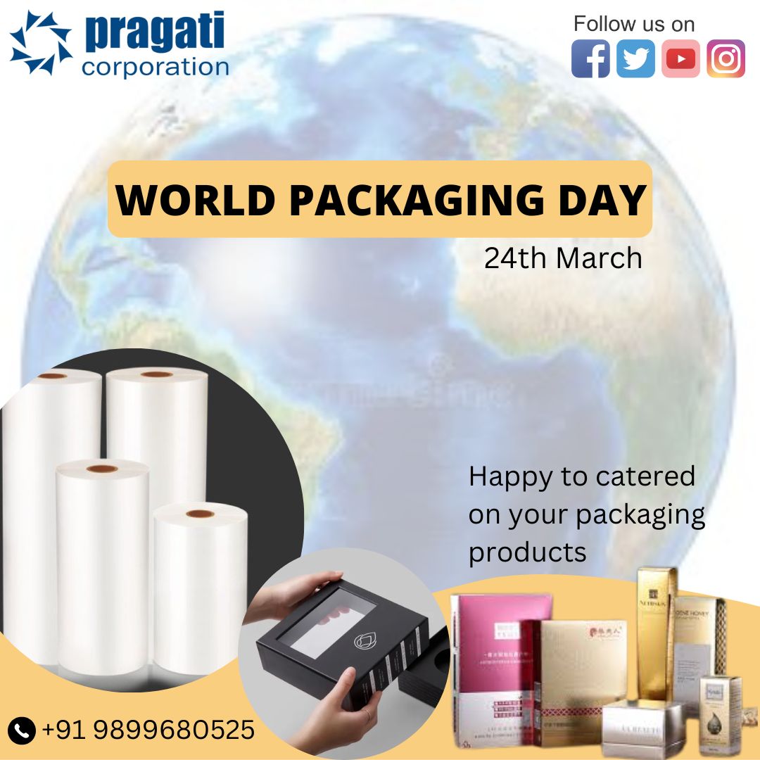 laminationfilms's tweet photo. #worldpackaging #2023worldpackagingday #thermallamnationfilms #pragaticorporation
#boppfilm #printing #offsetprinting #digitalprinting https://t.co/LOUk54lanA