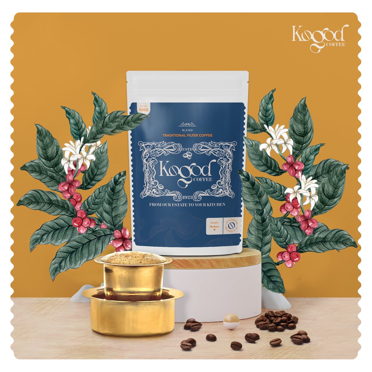 kogodcoffee's tweet photo. We're excited to introduce our rich and aromatic Traditional South Indian Filter Coffee, made with a unique blend of high quality Arabica and Robusta beans sourced from our lush Gulagalale Estate.
#SouthIndianCoffee #TraditionalFilterCoffee #Malenadu #Coffeelover #kogodcoffee https://t.co/G9SfuNNm5r
