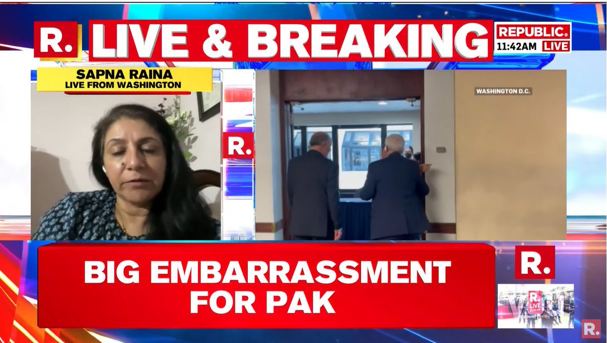 republic's tweet photo. #LIVE | Sapna Raina, Event Attendee speaks to Republic on Pak nationals thrown out of the US event, says 'They were not maintaining the decorum and later started abusing as well.'

#SapnaRaina #Pakistan #Kashmir #KashmirIssue #PakistanNationals #USEvent

https://t.co/ge3J2OW61a https://t.co/9YkUUbUWsz