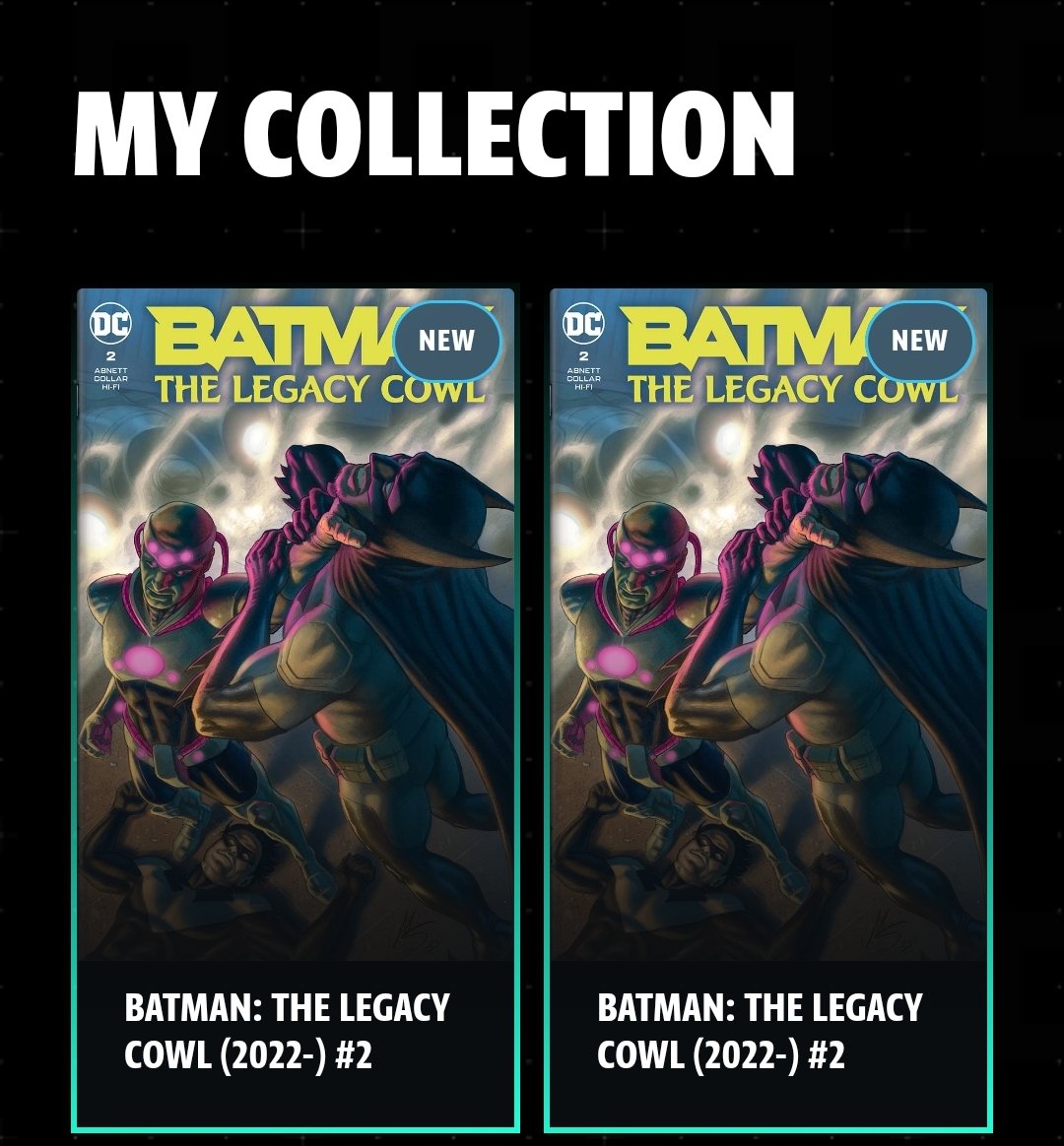 Gunnyhighway10's tweet photo. Not sure when they arrived but got another airdrop from @DCNFTOfficial. Great to have the first and now second edition of the Legacy Cowl. #dccomics #dcnft #palmstudio #thelegacycowl #dcbatcowls https://t.co/THZBuAxajP