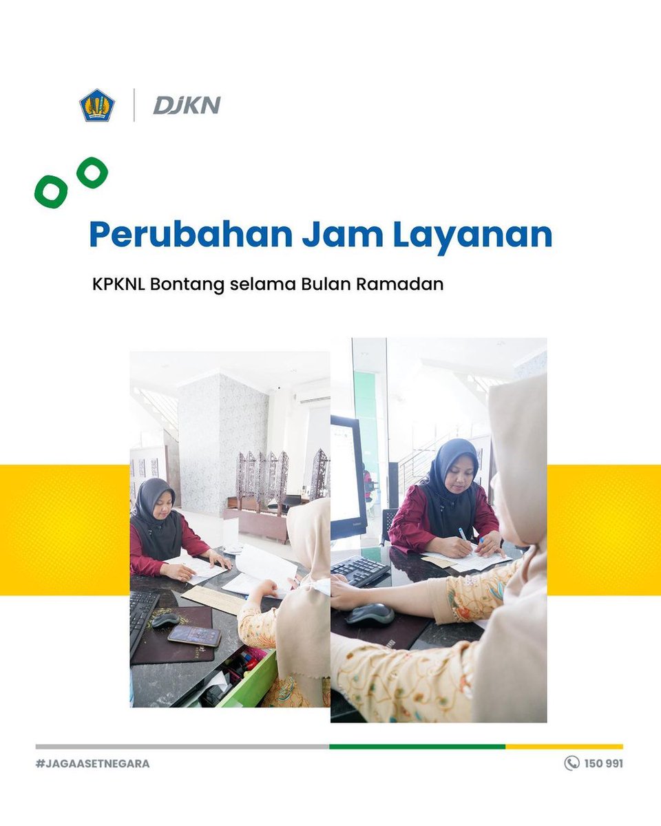 kpknlbontang's tweet image. #warganet , Ada yang Baru Nih!
Jam Layanan KPKNL Bontang selama bulan Ramadan berlangsung selama pukul :
⏰08.00-15.00.

Walaupun lebih singkat, kami tetap akan memberikan pelayanan terbaik🤗