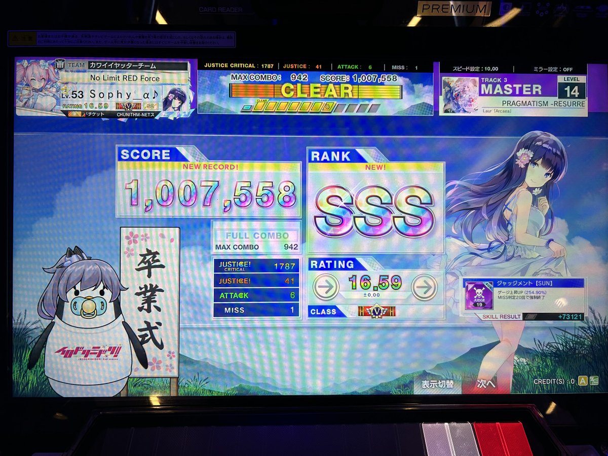 Sophyunigeki's tweet photo. 14鳥140個目‼︎
アーケア新曲14のやつその1
今回の14どっちもムズい… https://t.co/WUzXbZZ2mg