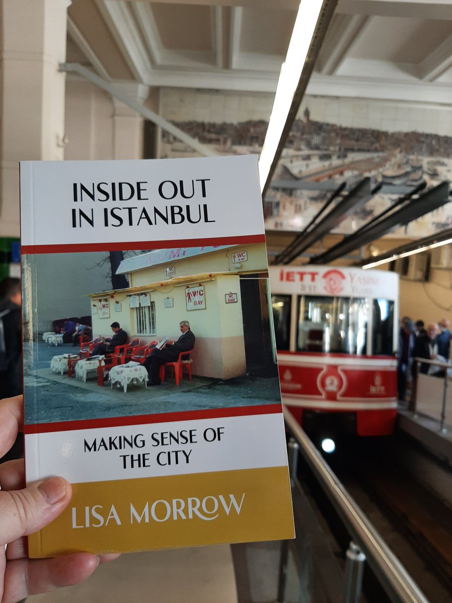 I love funiculars & Tunel is a favourite. #literarytourism #armchairtravel #travelessays #travelwriting #insideoutinistanbul #indieauthors  Come on a trip to Istanbul in the pages of my book. Available direct from me in Istanbul or order here amzn.to/3ZLYa89