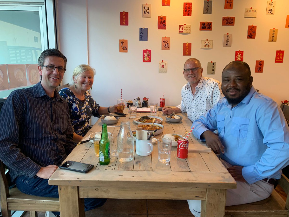 I had a great dinner with my supervisors after a successful defence of my PhD thesis. I am extremely grateful for the mentorship and all the support offered throughout this journey. <a href="/eleanor_holroyd/">Eleanor Holroyd</a> <a href="/ChrisKrageloh/">Chris Krageloh AUT</a> @richardSieget