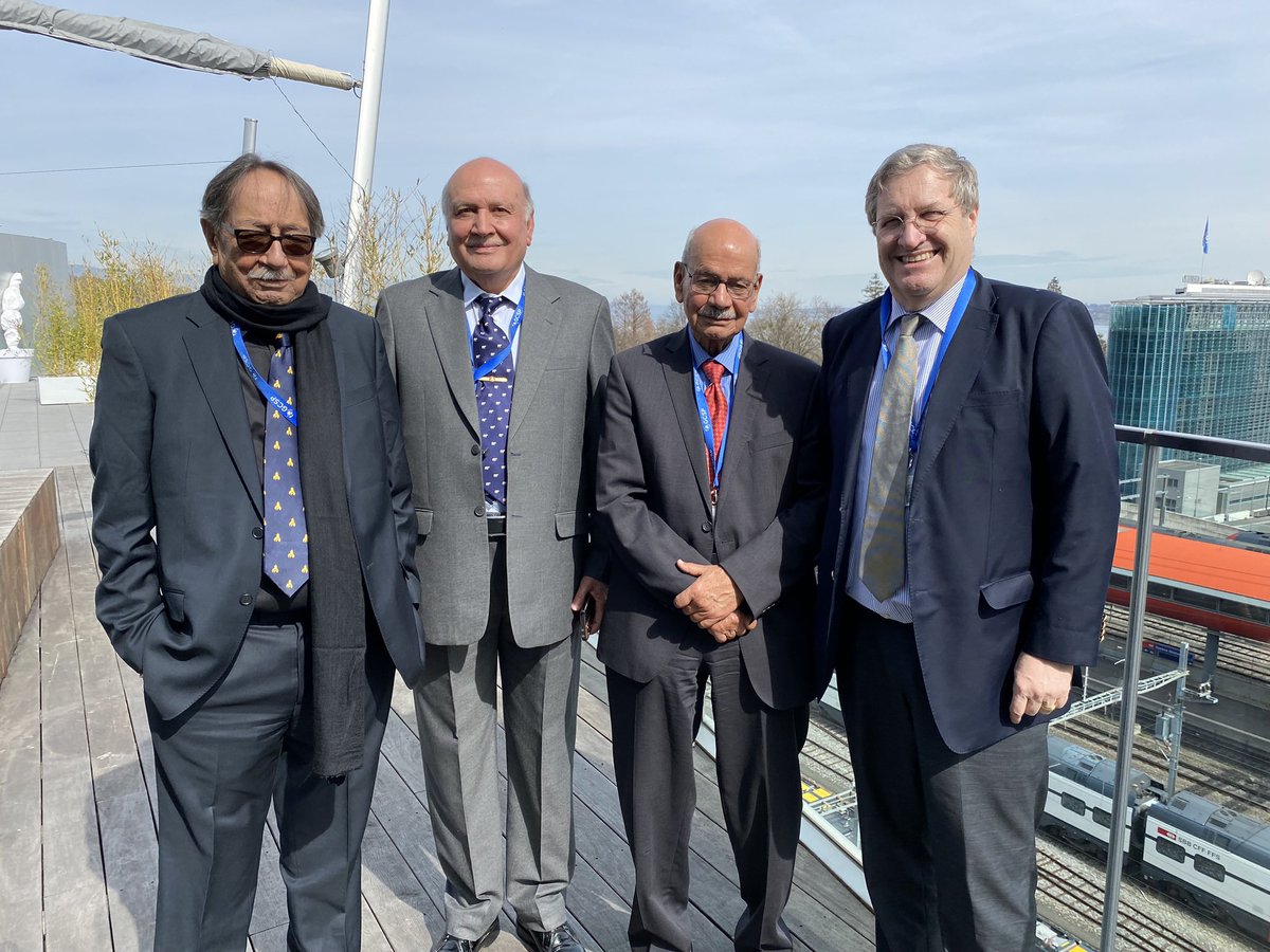 BendeCerjat's tweet photo. Interesting discussions on the dynamics of #India and #Pakistan relations, with the participation of former Heads of Intelligence from 🇮🇳 and 🇵🇰, took place in Geneva this week. Thanks to @TheGCSP and @gcsp_alumni for organizing this #GenevaSecurityDebate https://t.co/aAfVGgBUZd