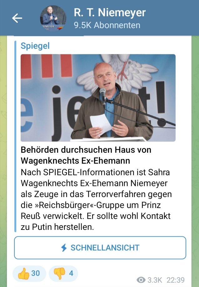 Der vorbestrafte Reichsbürger Niemeyer glaubt aber nicht wirklich, dass er die Bundesrepublik Deutschland vertritt, nur weil ein paar durchgeknallte Reichsbürger den Niemeyer als "Vermittler" eingeplant hatten🤦‍♂️‼️Der Reichsbürger Niemeyer und sein Größenwahn in Dauerschleife‼️