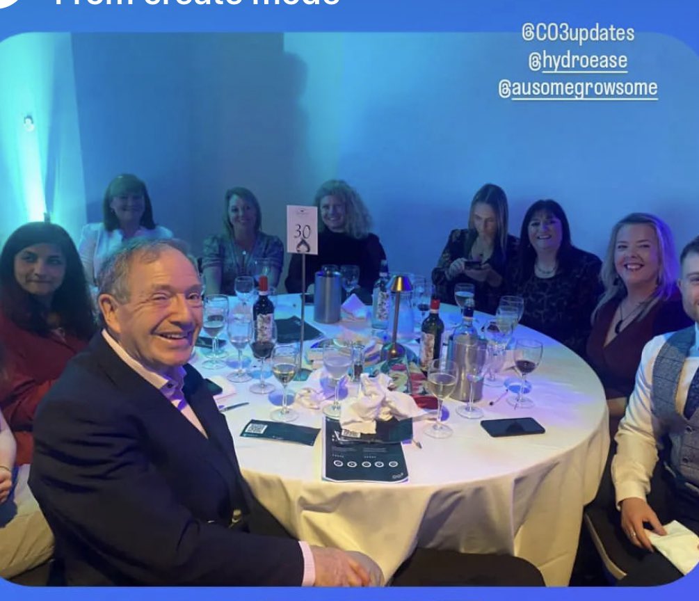 A great event #co3awards at the @europahotel to celebrate #thirdsector #leaders and meet many inspiring organisations and people @actiontrauma @MalluskInfo @EmmaSGarrett. The icing on the cake was to receive the highly commended award in the newcomer category @ausomegrowsome