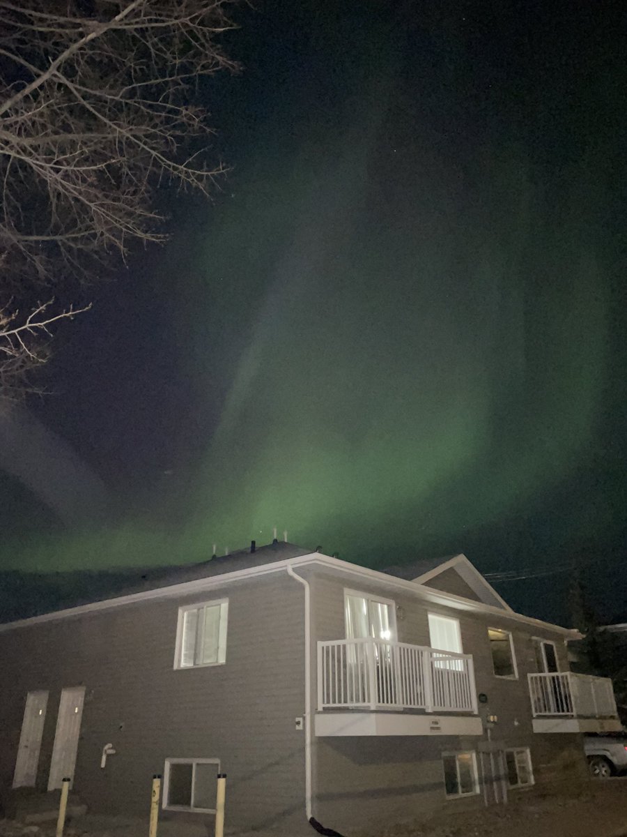 Pamelajim9's tweet photo. Mi esposo sacó al perro a caminar a media noche, y me llama y me dice: Pame baje corriendo, hay auroras boreales… es increíblemente bonito 🥰 https://t.co/9wfscOuQcx