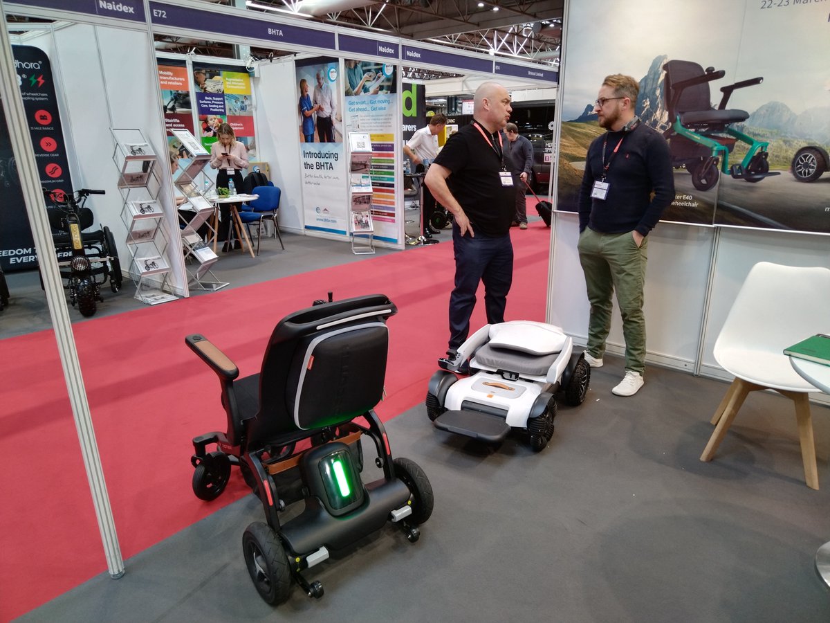 Uwell_Eric's tweet photo. Robooter at the Naidex  Exhibition 2023 #wheelchair #mobilityscooter https://t.co/4w1ipdQRtC