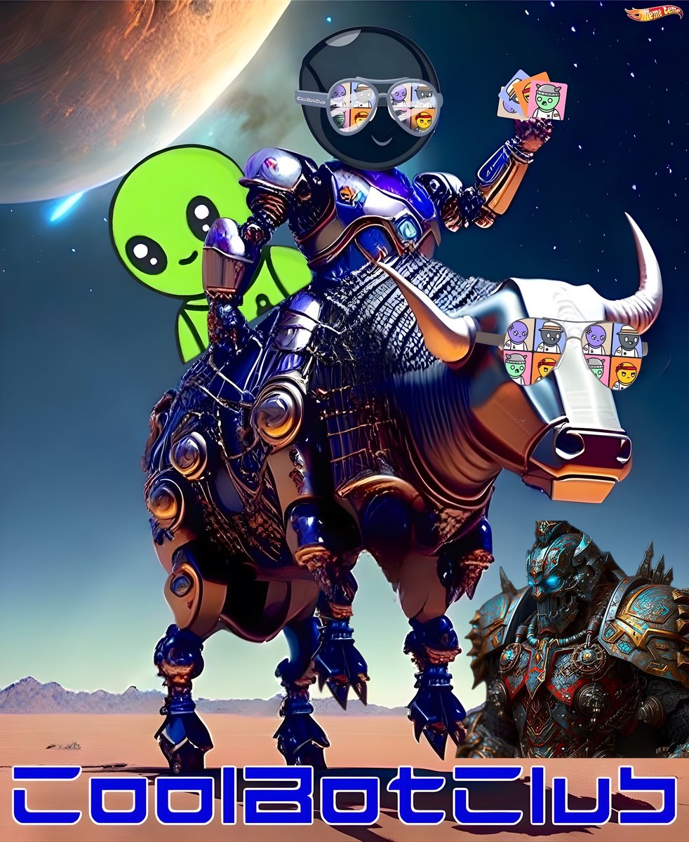 RaiderBeerclaw's tweet photo. @CoolBotCLub @cz_binance @Optimus_Inu Get me those #CoolBots #CoolBotClub https://t.co/XVbr1RFIEp
