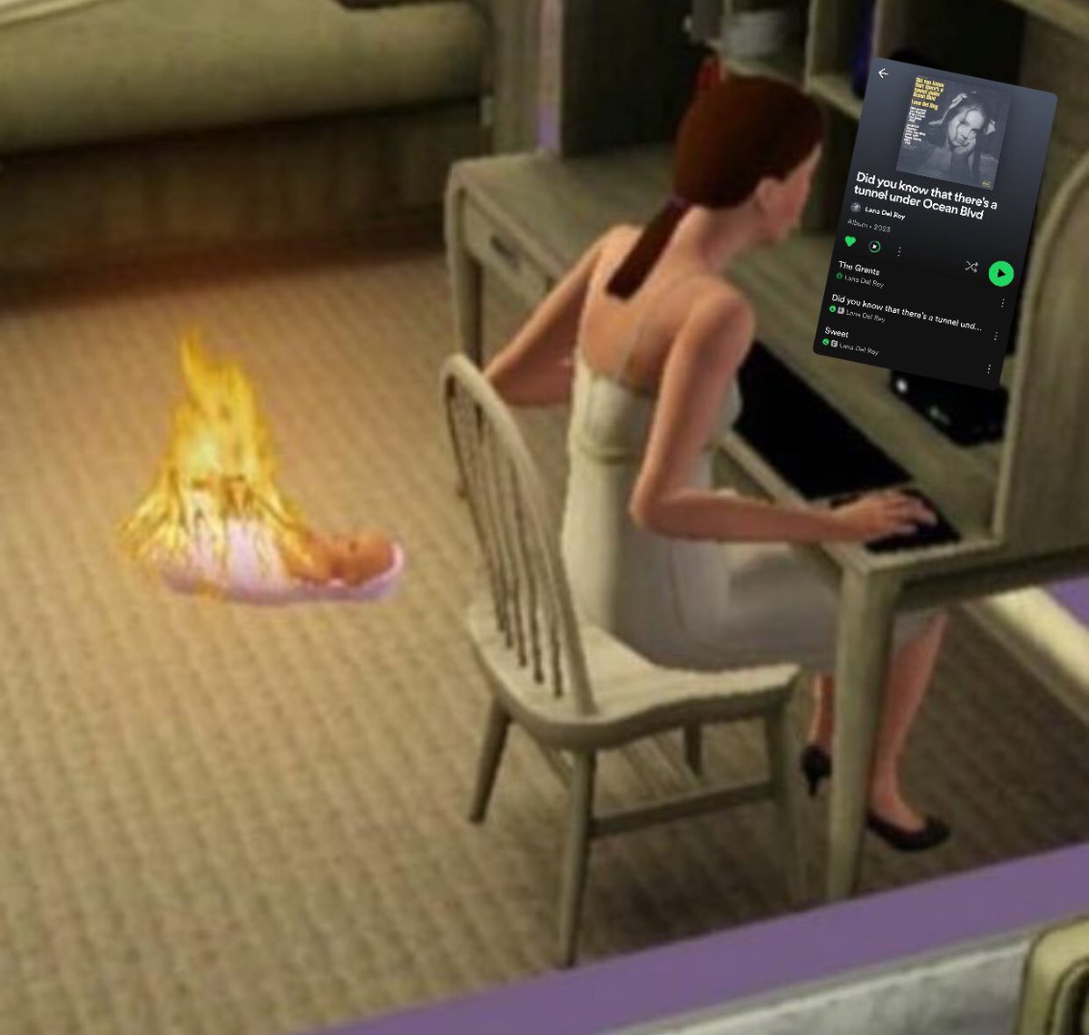 not now sweetie, lana del rey just released a new album