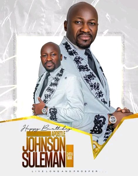 Happy Birthday Papa, We love you Sir.🎉

#HappyBirthday 
#Godsgeneral
#ApostleJohnsonSuleman