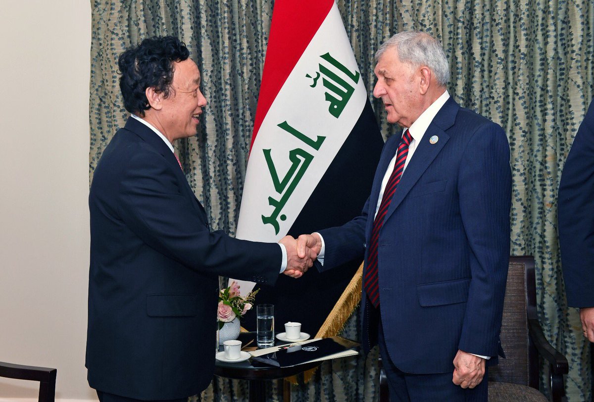 FAODG's tweet image. It was an honour to meet HE President Abdul Latif Rashid. @FAO will keep supporting Iraq&apos;s efforts to ensure smallholders can produce more &amp;amp; better using less resources, including water. Our technical expertise is at our Members’ disposal. #UN2023WaterConference #4Betters