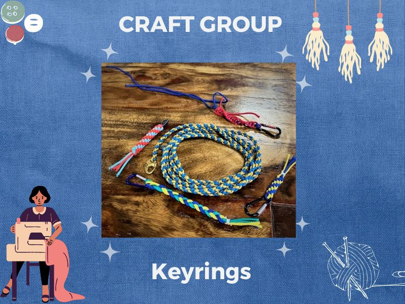 Our craft group have been busy again, this time making fantastic hardwearing keyrings. You can join in with craft group at the next 'Keep warm cafe' which will be on Wednesday April 12th 1-4pm #Bridlington