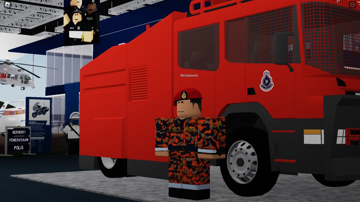 Rico_Nik's tweet photo. JobExpo 23 was a good run up to introduce the public to BOMBA. The truck isn't BOMBA's but it's red enough https://t.co/8PAF9lbnaf