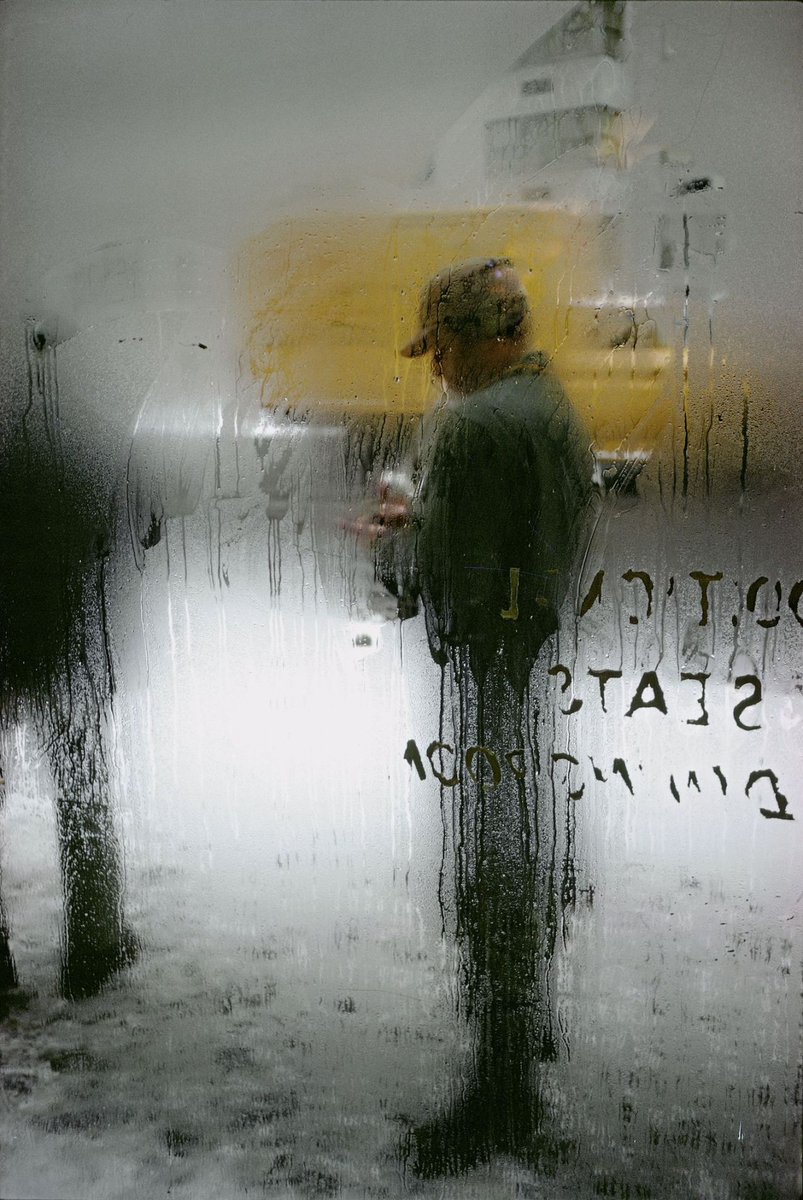 Snow, 1960 - by Saul Leiter (1923 – 2013), American
