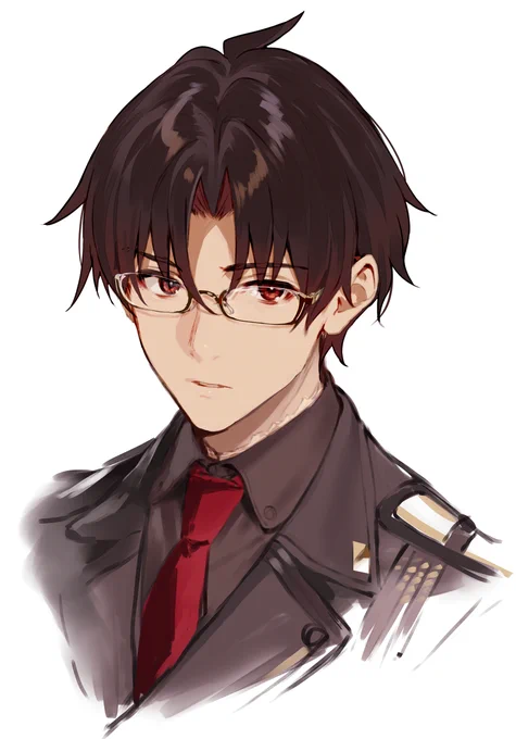 眼鏡のシンが描きたかっただけの落書き #エイティシックス 