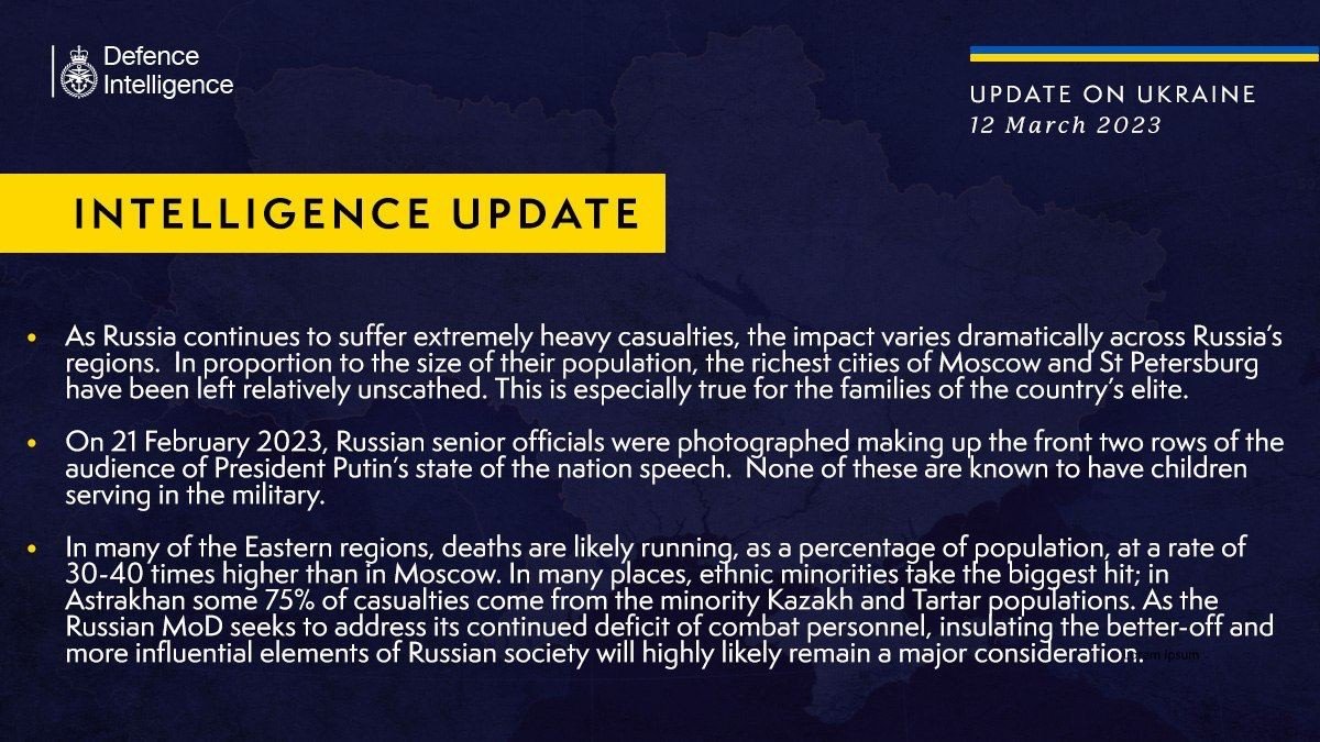 blyskavka_ua's tweet photo. ⚡️ the russian army continues to suffer huge losses in the war against Ukraine. This causes an increasing isolation of the russian elite from the population, - British intelligence. https://t.co/LrqUqLxyMG