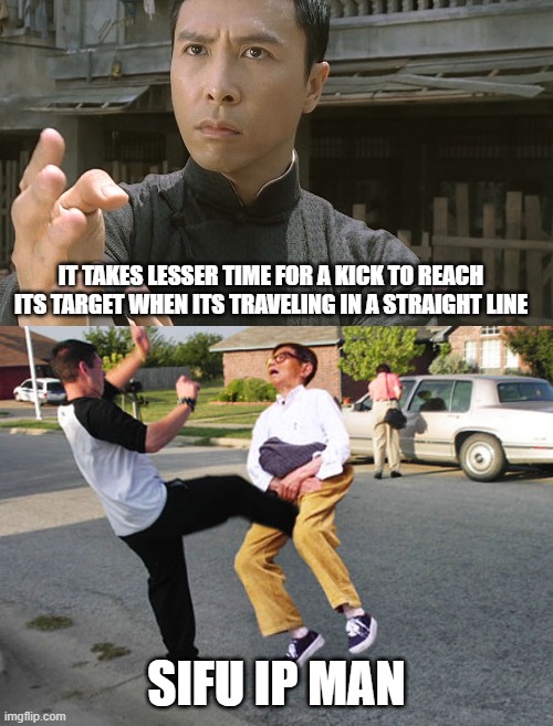 #lilHigh #funnymemes #darkmemes #ipman #sifu #centerline #groin #groyne #straightline #kicks
