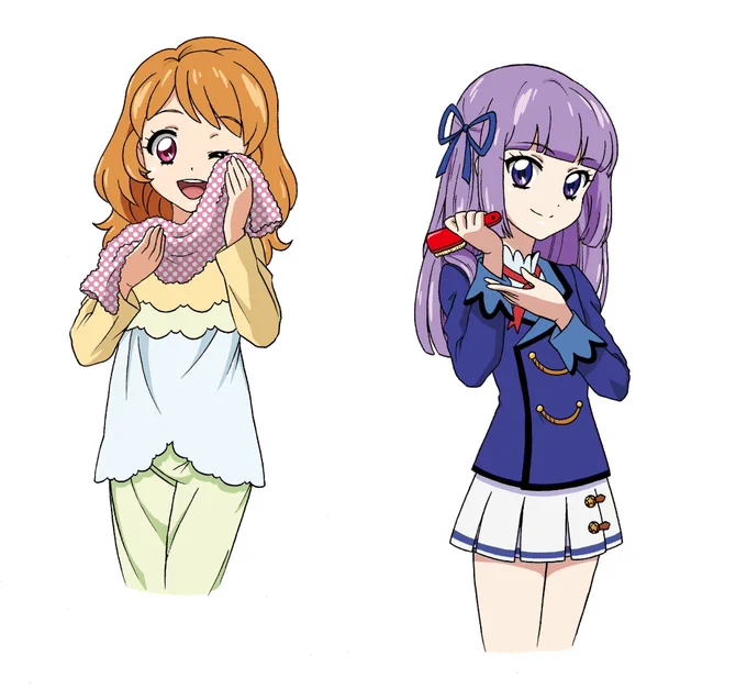 むかし学年誌で描いたアイカツのカットが出てきました 