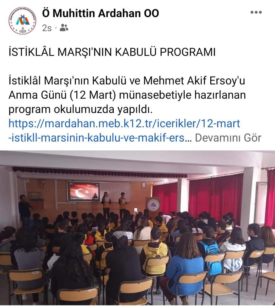 OMArdahanOO's tweet photo. #ÖğretmenMuhittinArdahanOrtaokulu https://t.co/Y7FBsd7wp0