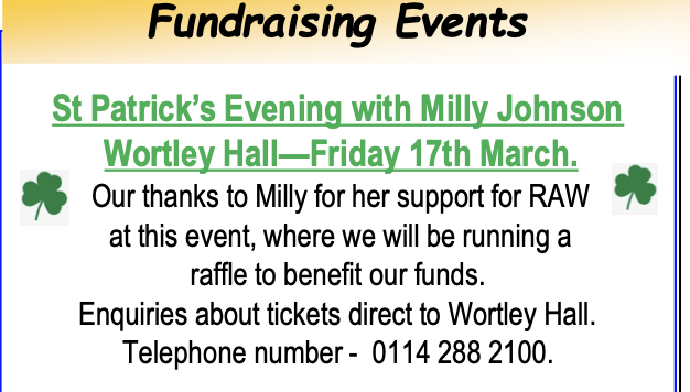 ππββ¬ Milly Johnson ππββ¬ (@millyjohnson) on Twitter photo 2023-03-12 10:44:46 Not be long now until St Patrick's Day and I'm doing an event for Royston Animal Welfare at @WortleyHall which will be a wonderful green Irish-themed evening of jollity. There are books, giveaways, and ME. Book now to ensure... I mean avoid disappointment! xxx Not be long now until St Patrick's Day and I'm doing an event for Royston Animal Welfare at @WortleyHall which will be a wonderful green Irish-themed evening of jollity. There are books, giveaways, and ME. Book now to ensure... I mean avoid disappointment! xxx