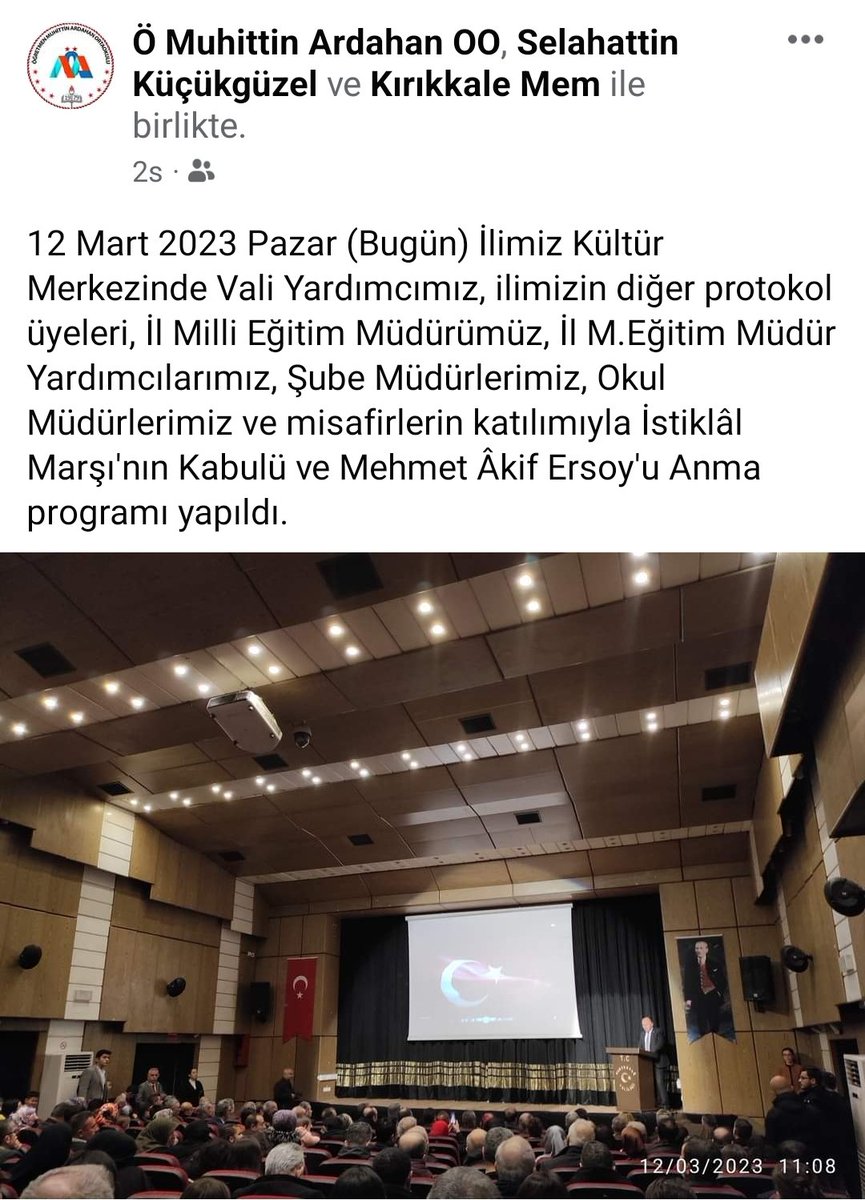 OMArdahanOO's tweet photo. #ÖğretmenMuhittinArdahanOrtaokulu
@kirikkalemem 
@selahattinkgzel https://t.co/gqLOBFYRrp