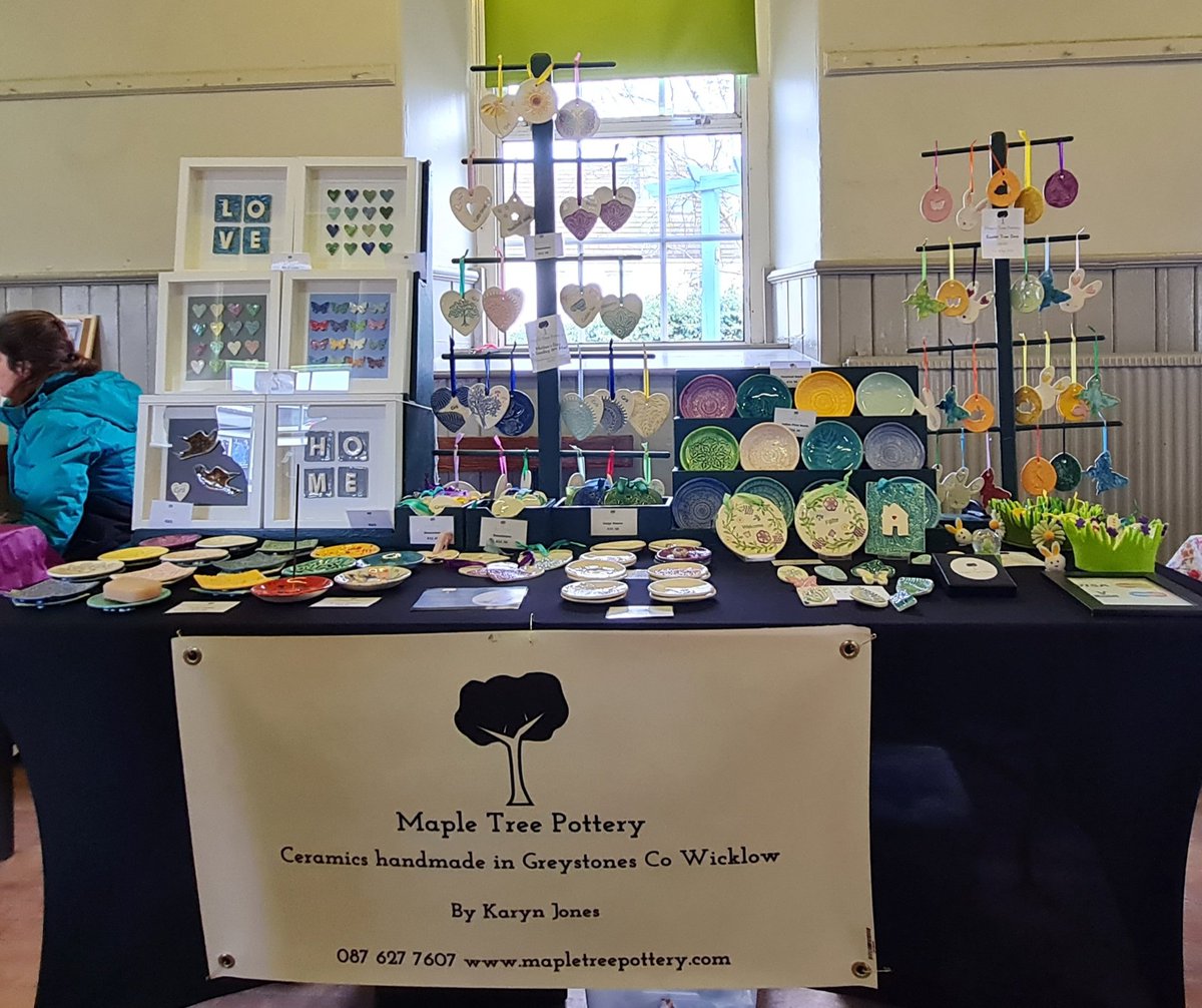 All set up I St Patrick's Hall, #Dunshaughlin #Meath- the sun is out, lots of lovely handmade goods. Here til 3 today!