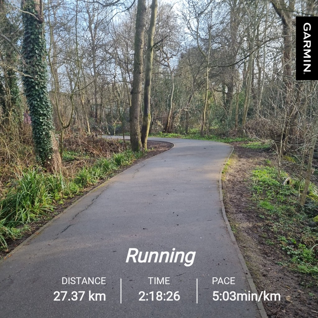 I ran solo today without my running partner @danfunk77 but got through another 17 miles and feeling better as the weeks go on. I'm running the London Marathon for @ParkinsonsUK. It would be great if you could sponsor me, the link is in my bio.