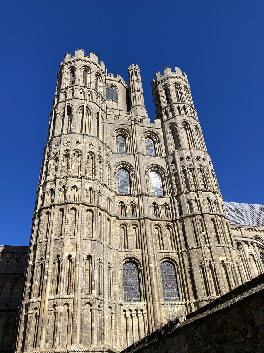 Glorious Ely cathedral. The west tower #SundayStonework