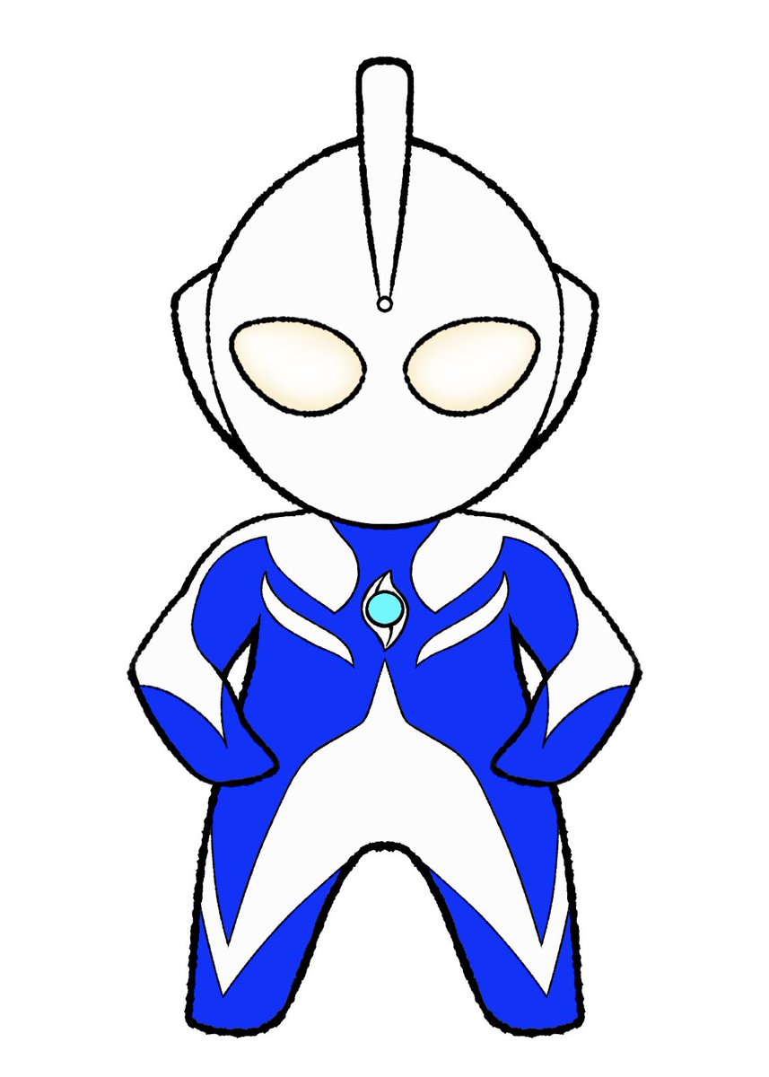 「ウルトラマンコスモス(ルナモード) 」|ケンピーのイラスト