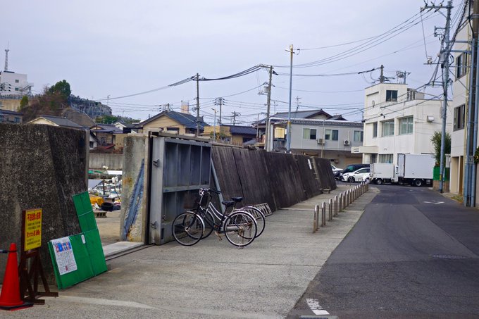 江波港を歩いていると海神宮の方から太鼓の音していたので行ってみると祭りの最中でした(^_^)#この世界の片隅に 