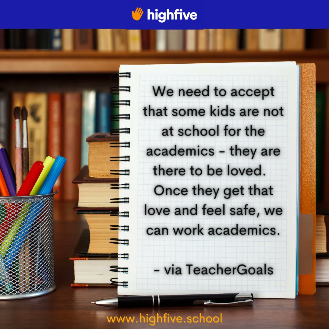 HighFiveK12's tweet photo. Kids go to school for more - 🏫
#highfive #disciplinereimagined #classroomculture #classroomculturerestored #equityfocused #restorativepractices #appliedneuroscience #traumainformed #futureofworkskills #classroomtechnology #edtech #classroommanagement #behaviormanagement https://t.co/RwuV8yqNIg
