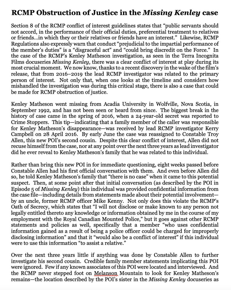 Missing Kenley tweet media