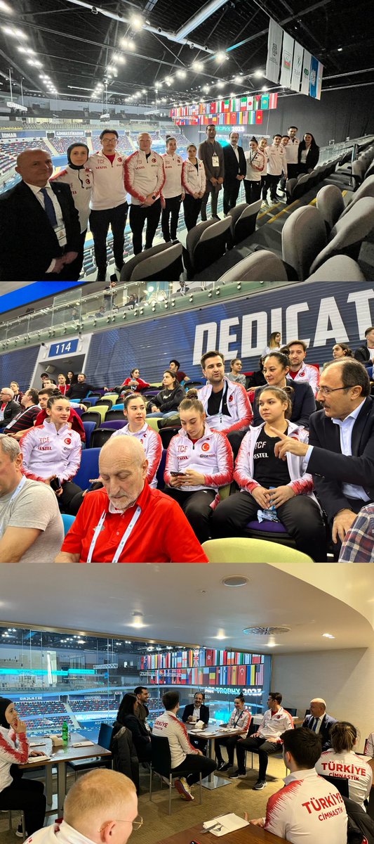 Büyükelçimiz <a href="/cahitbagci/">Cahit Bağcı</a>, Bakü’de düzenlenen Dünya Artistik Cimnastik Şampiyonasına katılan sporcu kafilemizle biraraya gelmiş; Kadın Yer Hareketlerinde üçüncülük kazanan sporcumuz Sevgi Kayışoğlu’na madalyasını bizzat takdim ederek, tüm kafileye başarılar dilemiştir.