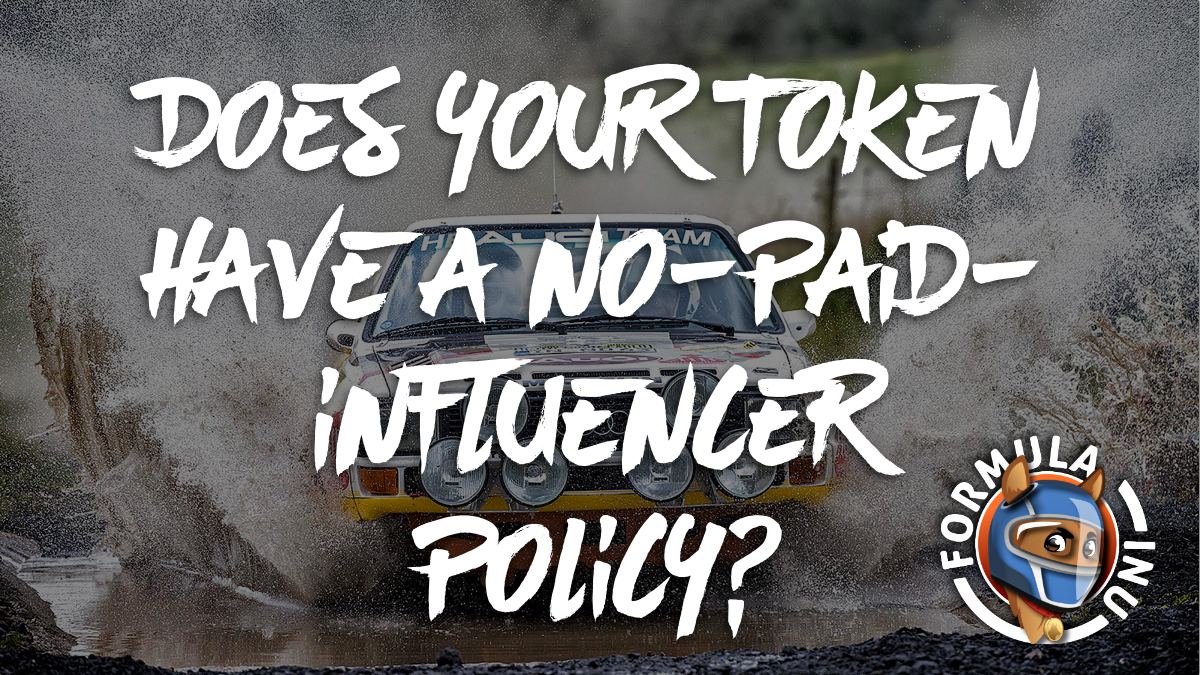 rogermoonCrypto's tweet photo. @Wahgmi #Optimus looks like a coordinated influencer pump &amp; dump!

Check out $FINU @formulainu:
No-paid-influencer policy!

First #brandtoken in crypto that is paying rewards in $USDT from real business profits.

Chad CEO: Early Ripple investor. Top advisors!

$USDC $OPTI $SNS $PAW $GIGA https://t.co/YEY9f8h39W