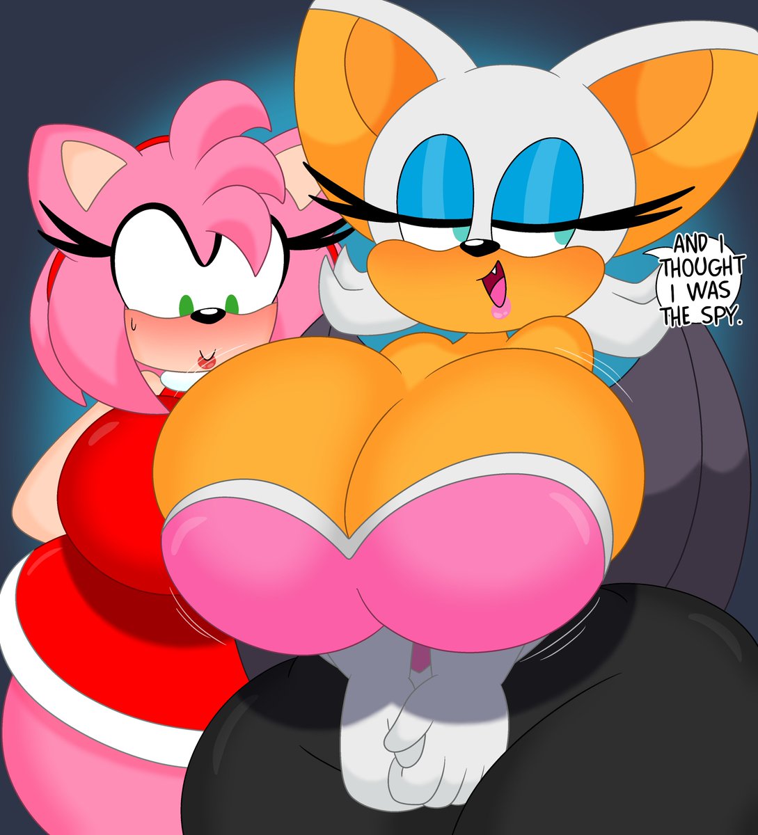 Amy can't help stare. ;3