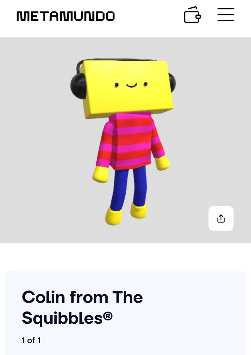 jaystansfield's tweet photo. Do you want a fully controllable Colin Avatar??
Bids have started on this fantabulous fella over at Metamundo and proceeds go towards funding the production of the 3d animated kids show The Squibbles.
ONLY 24 HOURS!
https://t.co/a8HF8tteiR
#theSquibbles #metamundo https://t.co/ywUh5H2ypC
